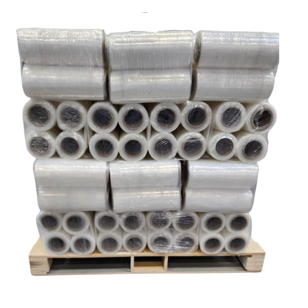 Full Skid of Stretch Film Rolls Bulk Savings on 100% Canadian Goods"