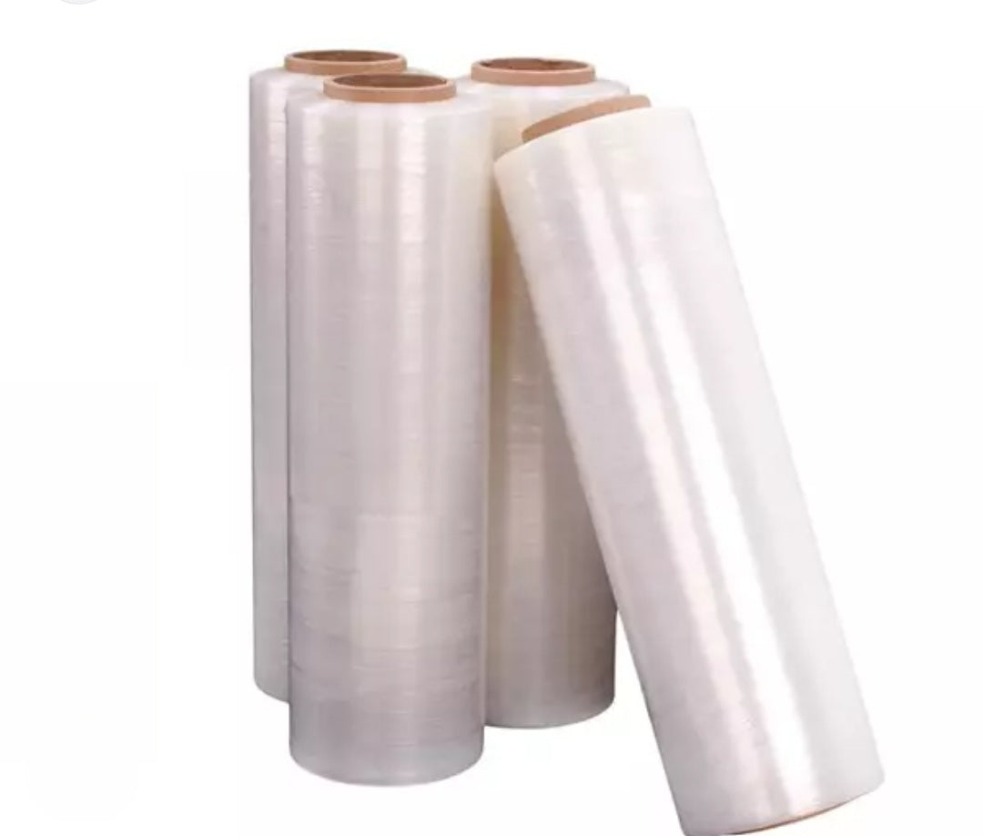 Premium Stretch Wrap Film 20 "× 1500 FT 80 Gauge Industrial Grade Pallet Wrap for Secure Shipping & Storage