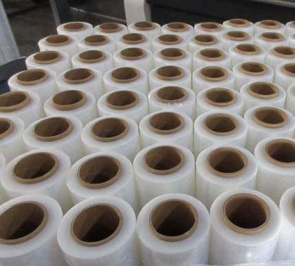 Full Skid of Stretch Film Rolls Bulk Savings on 100% Canadian Goods"